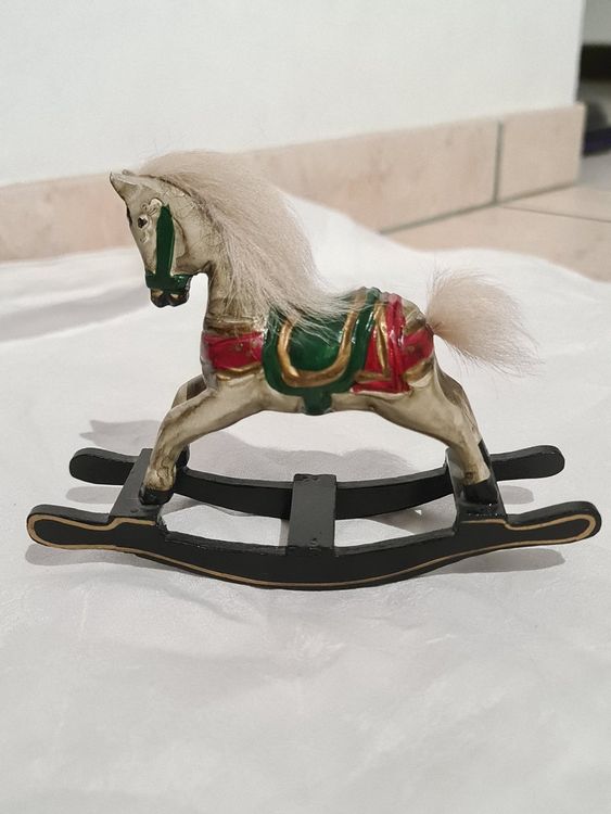 Generisch Vintage Schaukelpferd-Figur Aus Holz, Nor Produktbild-Vorschau 12