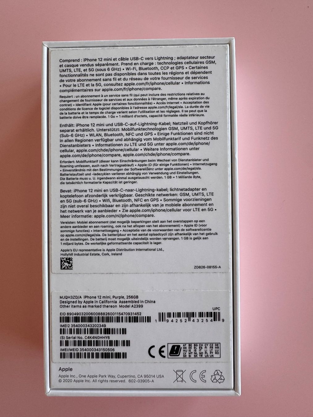 Apple Handys / Smartphones: iPhone 12 mini Purple – Gebraucht aus Winterthur von Daviide93 8