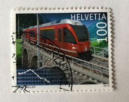 Nr.1350 Stempel 100 Jahre Berninalinie 2010    