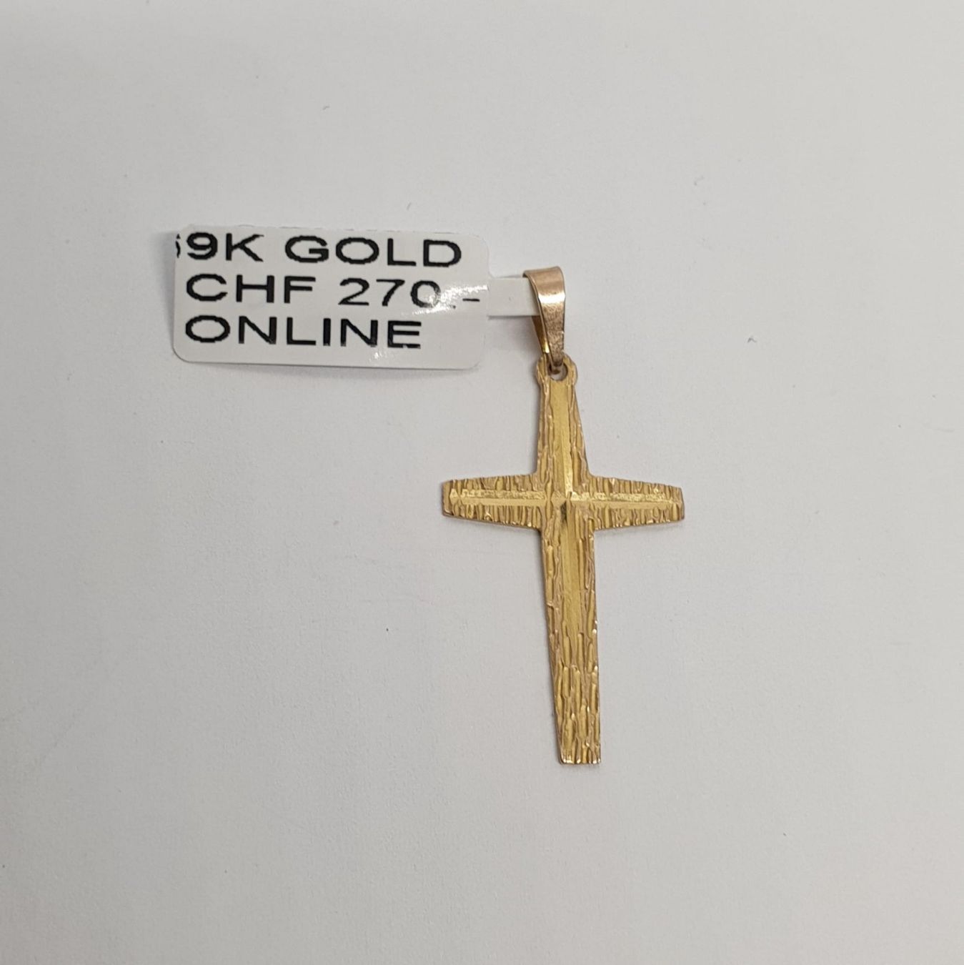 Anhänger: Echt 9K Gold - Kreuz Anhänger – Gebraucht aus Luzern von Goldhaus-Luzern 2