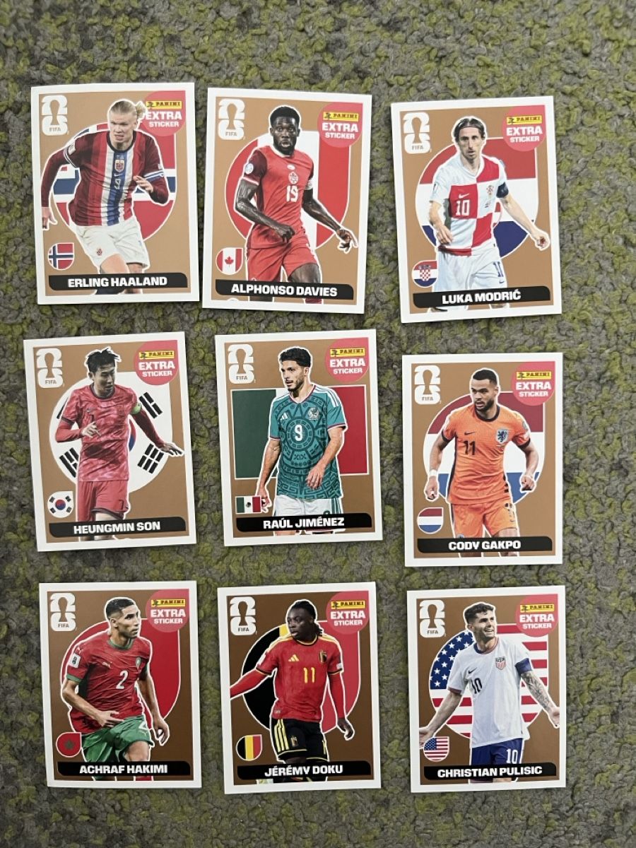 Panini Sammelbilder & Trading cards: 9 Extra Sticker Bronze Panini WM Sticker – Neu (gemäss Beschreibung) aus Stäfa von greety1981