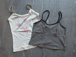 1 Top Venice Beach und 1 Nike Top gestreift Damen Grösse S