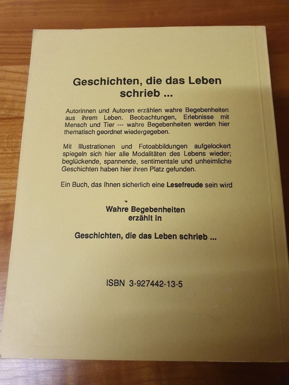 Libri: Geschichten die das Leben schrieb – Usato da Oberdorf BL venduto da BaldenEagle 1