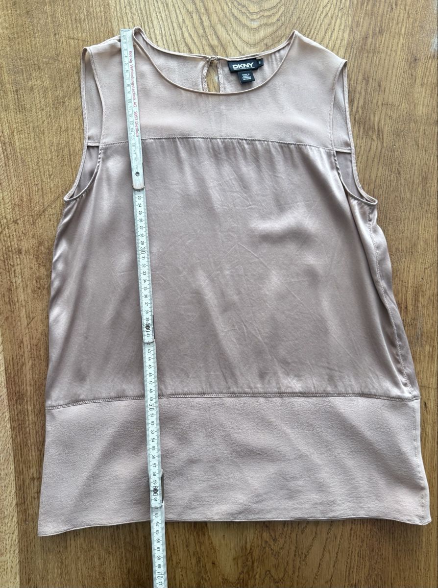 DKNY Top: DKNY ärmellose Seidenbluse – Usato da Siebnen venduto da koschitoschi 5