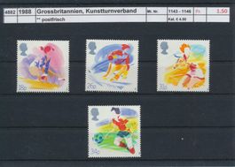 1988 Grossbritannien, "Kunstturnverband", ** postfrisch