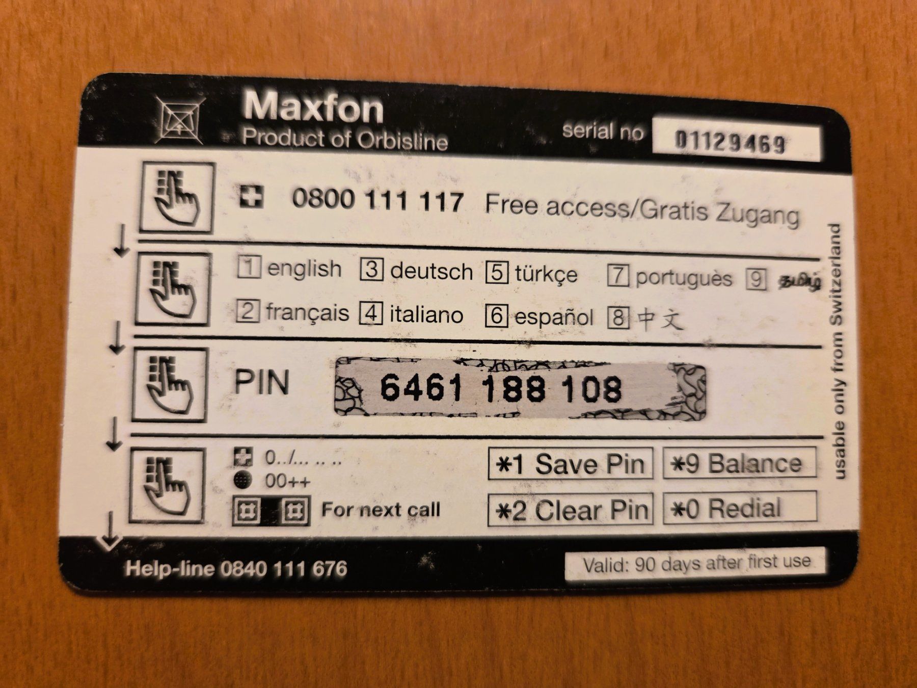 Schede telefoniche: PREPAID - SCHWEIZ – Usato da Brüttisellen venduto da Nighttrain 1