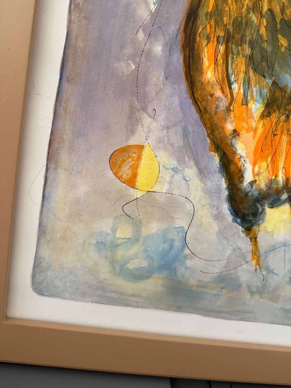 Poster & Bilder: Hahn mit Kirche auf BFK Rives Kunstdruckpapier – Gebraucht aus Ossingen von kimpossibel 2