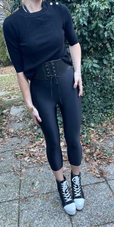 Glamour Maglione  viscosa a maglia con bottoni dorati - S/L