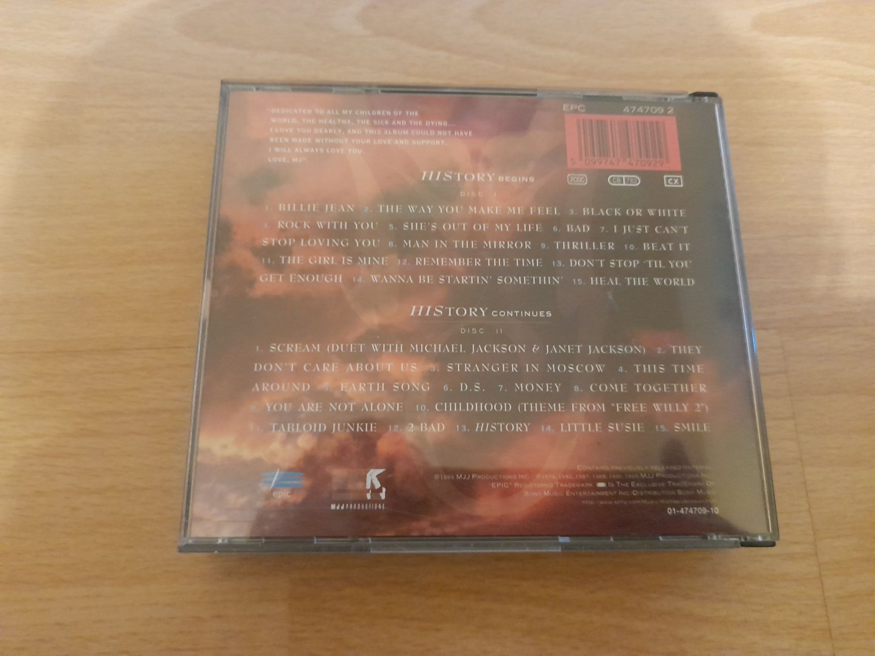 CDs: 2 CD Michael Jackson History – Gebraucht aus Lustmühle von chevi03 3