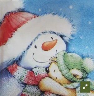 Tovaglioli: Serviette schneemann (20Stk.) – Nuovo (secondo la descrizione) da Schlatt TG venduto da kreativ-atelier
