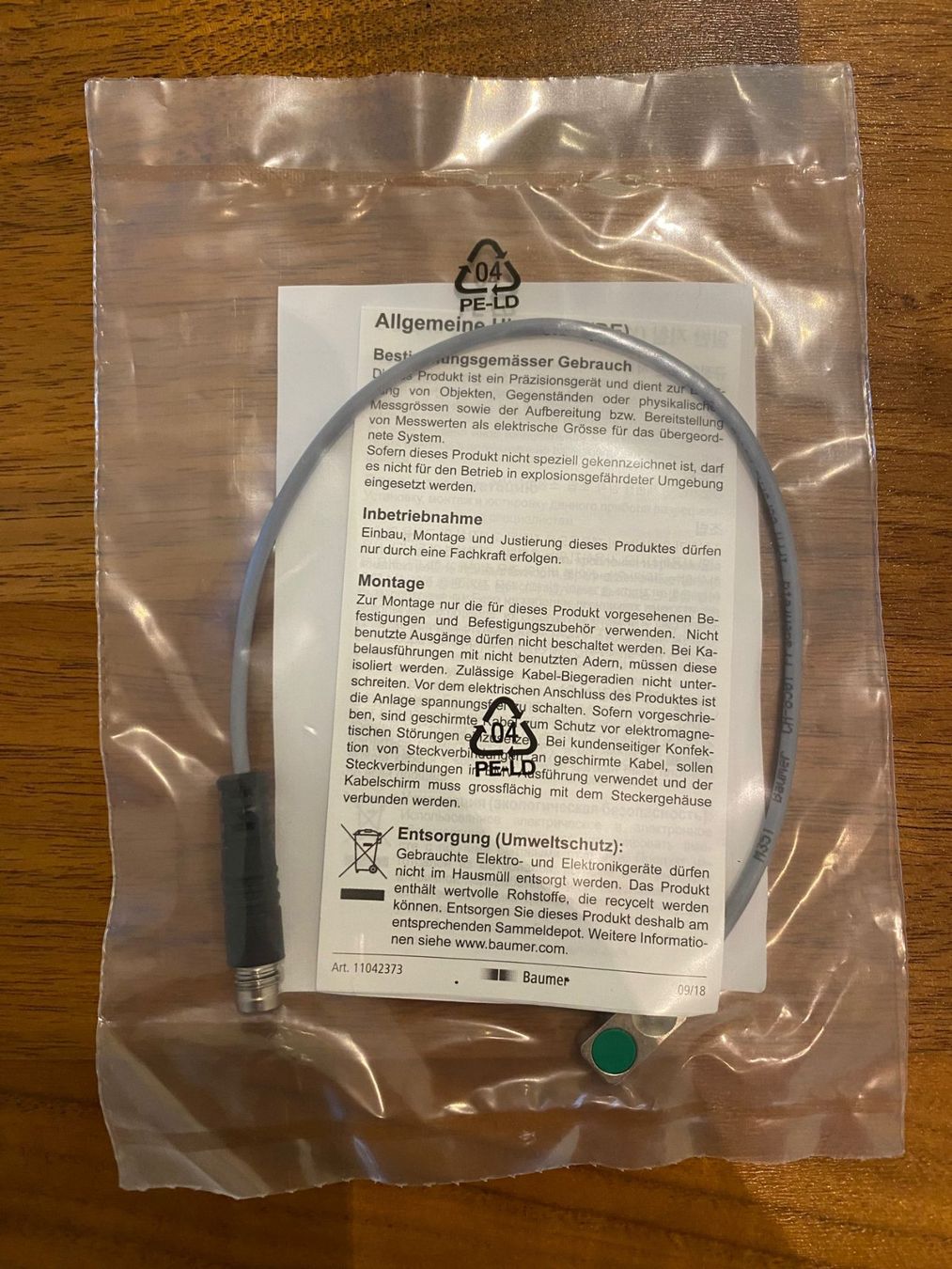 Componenti elettronici: Baumer IFFM 08P37A6/KS35L Iduktiver Sensor – Nuovo e nell'imballaggio originale da Niederwil SG venduto da SuisseArchive 1