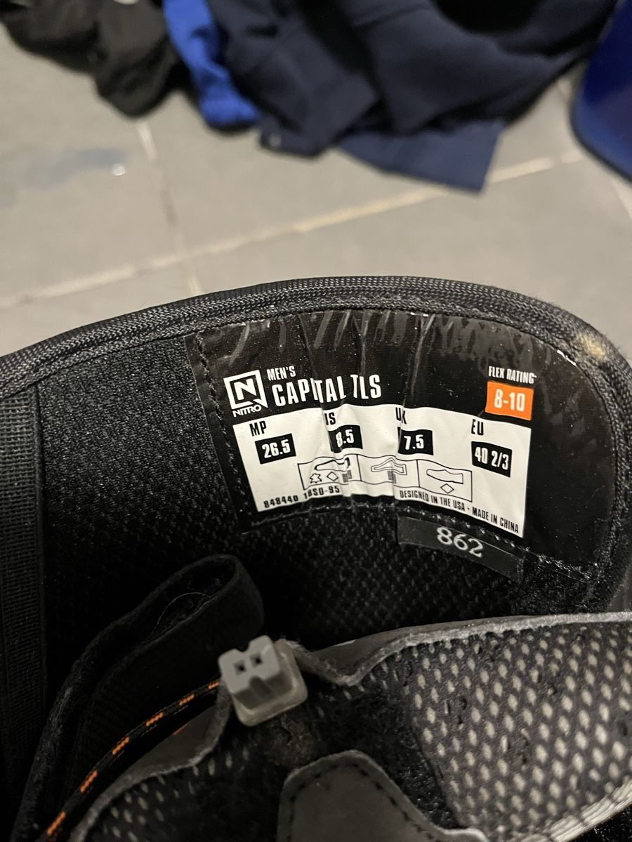 Scarpe da uomo: Magnifiques boots snowboard / splitboard NITRO TSL 40.5 – Usato da Troistorrents venduto da Louise2002 2