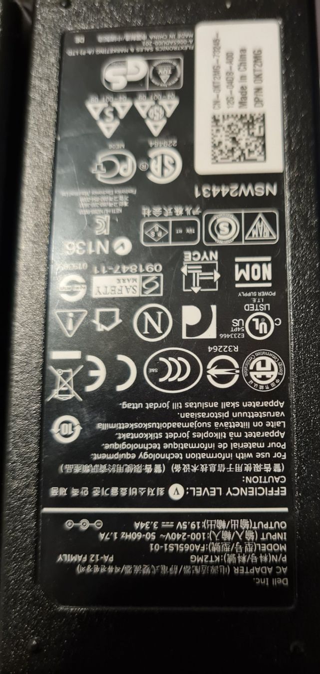 2 Stück Netzadapter für Dell Laptop-Mini PC, 19.V/3.34A (Gebraucht) in ...