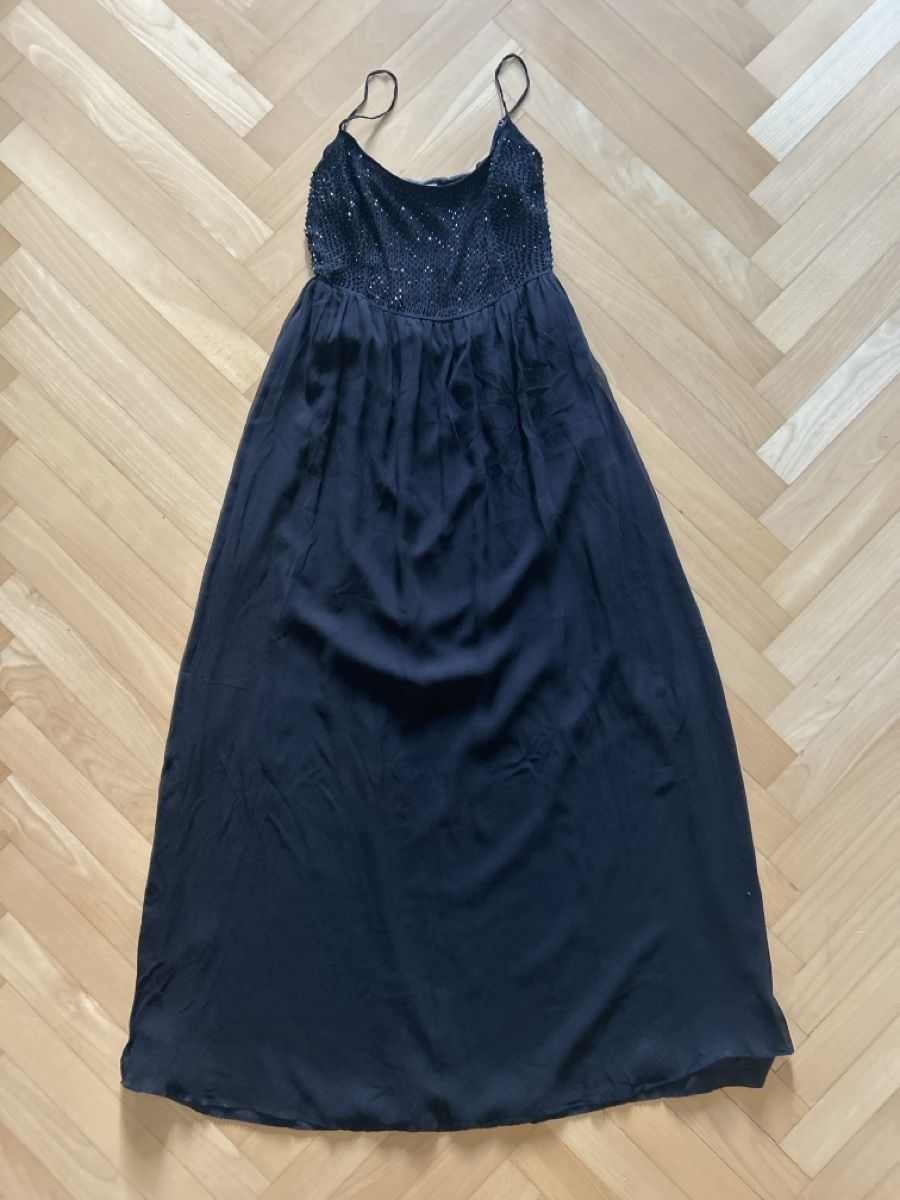 Calvin Klein Vestiti: CALVIN KLEIN Maxikleid Seide Grösse S/ M – Usato da Luzern venduto da Sunnysmile0511