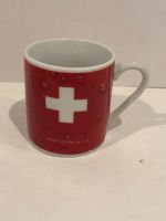 Tasse en porcelaine souvenir drapeau Suisse
