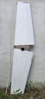 Flugzeugteile Heckflosse weiss Aluminium gebraucht