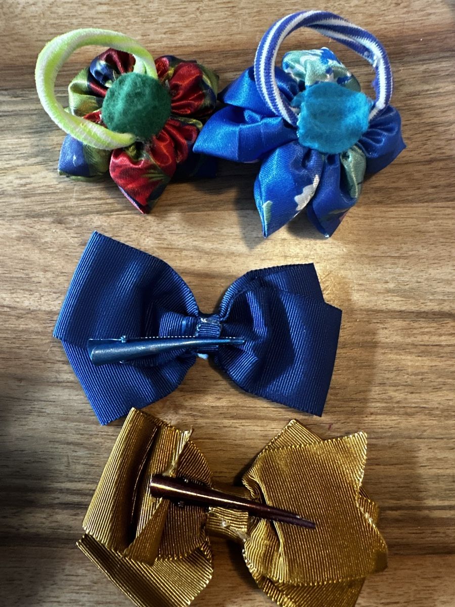 Accessori per capelli: Haar-Accessoires und Armband Set Mädchen bunt – Usato da Zürich venduto da florinda02 2