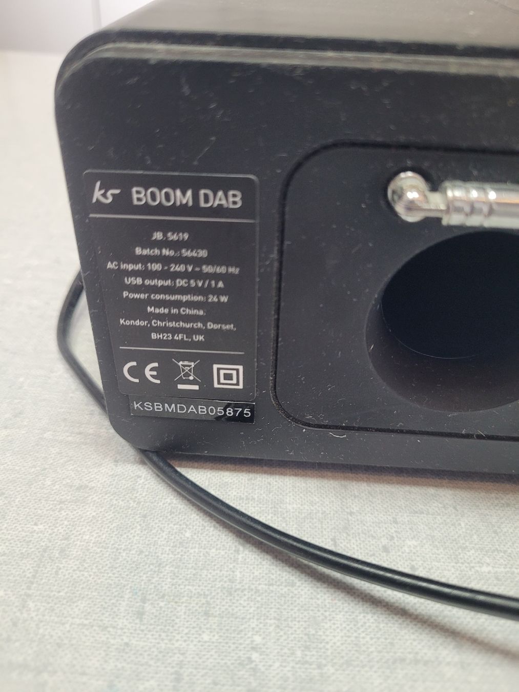 Radio: Kondor Boom DAB Radiowecker - Super Klang – Usato da Bonstetten venduto da Brigitte04volle 1