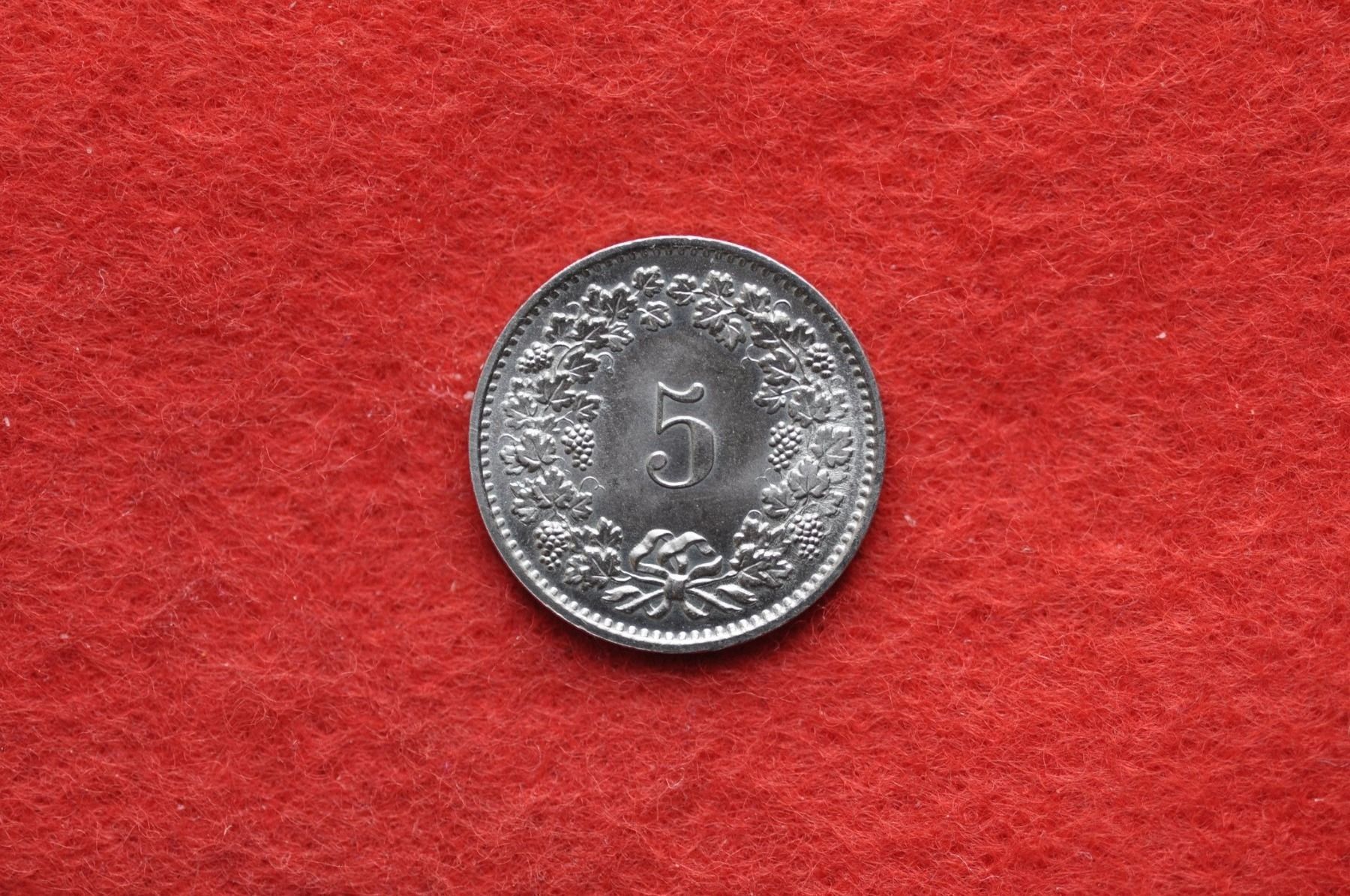 Tutti le monete: 5 rappen 1976 – Usato da Laupen BE venduto da Gufi57 1