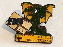 1 Pin PTT Basel 2 Briefversand EMS