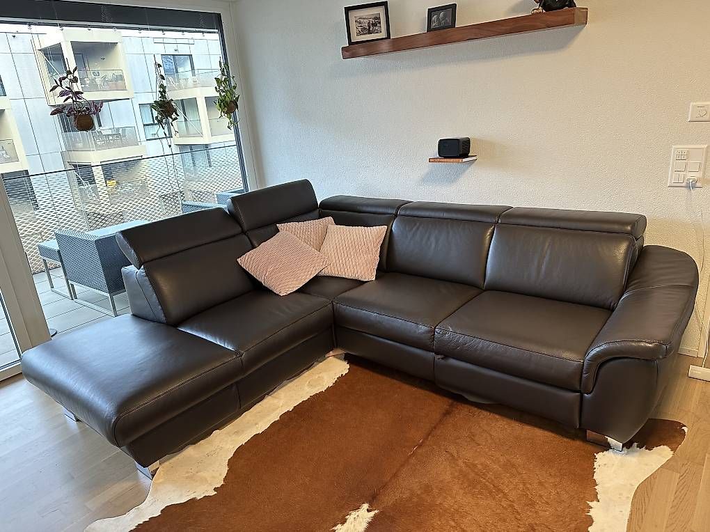 Divani: Sofa (Leder Schlafsofa) – Usato da Glattpark(Opfikon) venduto da teo_8668