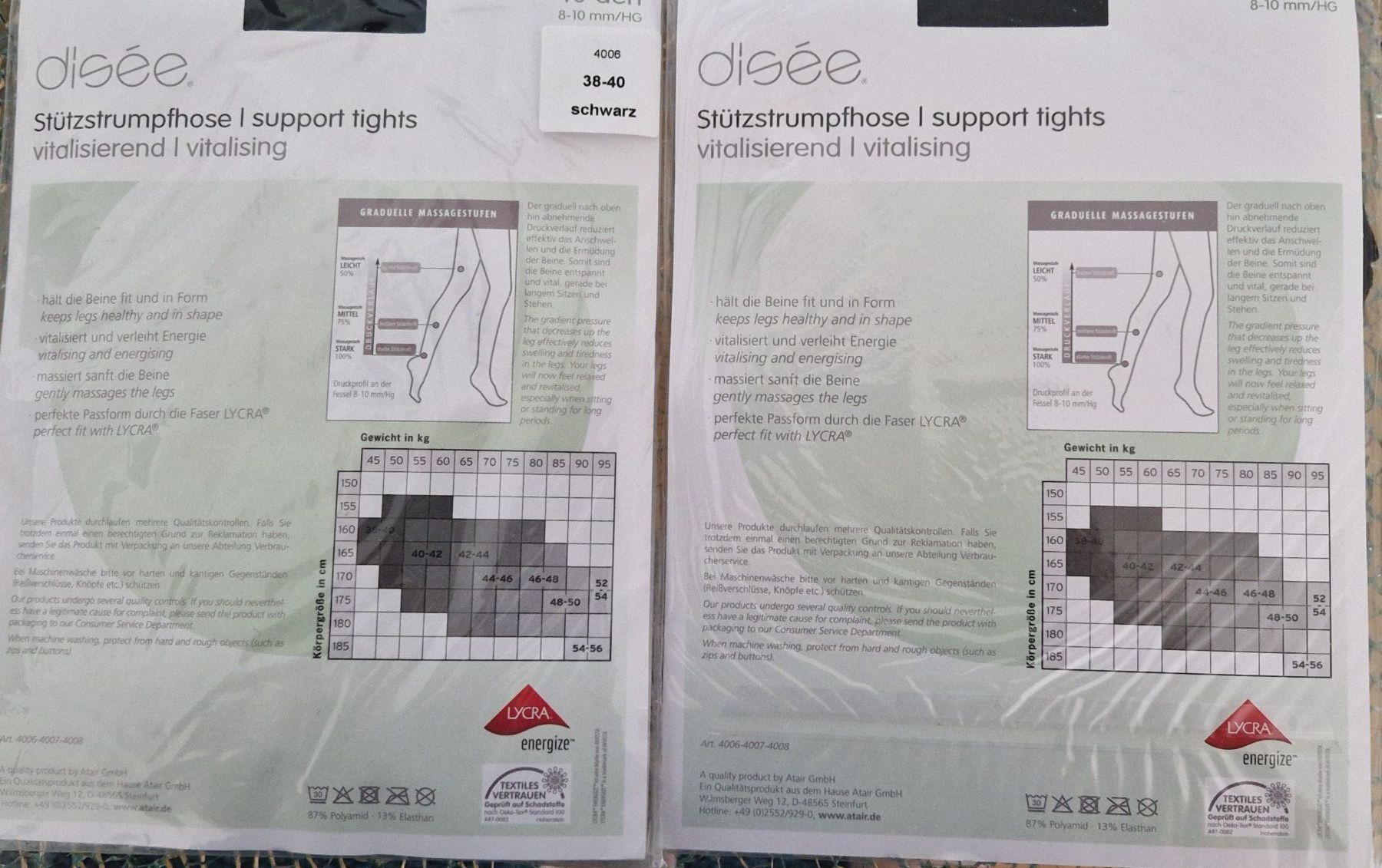 Calze & Collant: Stützstrumpfhose Disêe 40 den – Nuovo e nell'imballaggio originale da Baar venduto da maidli 1