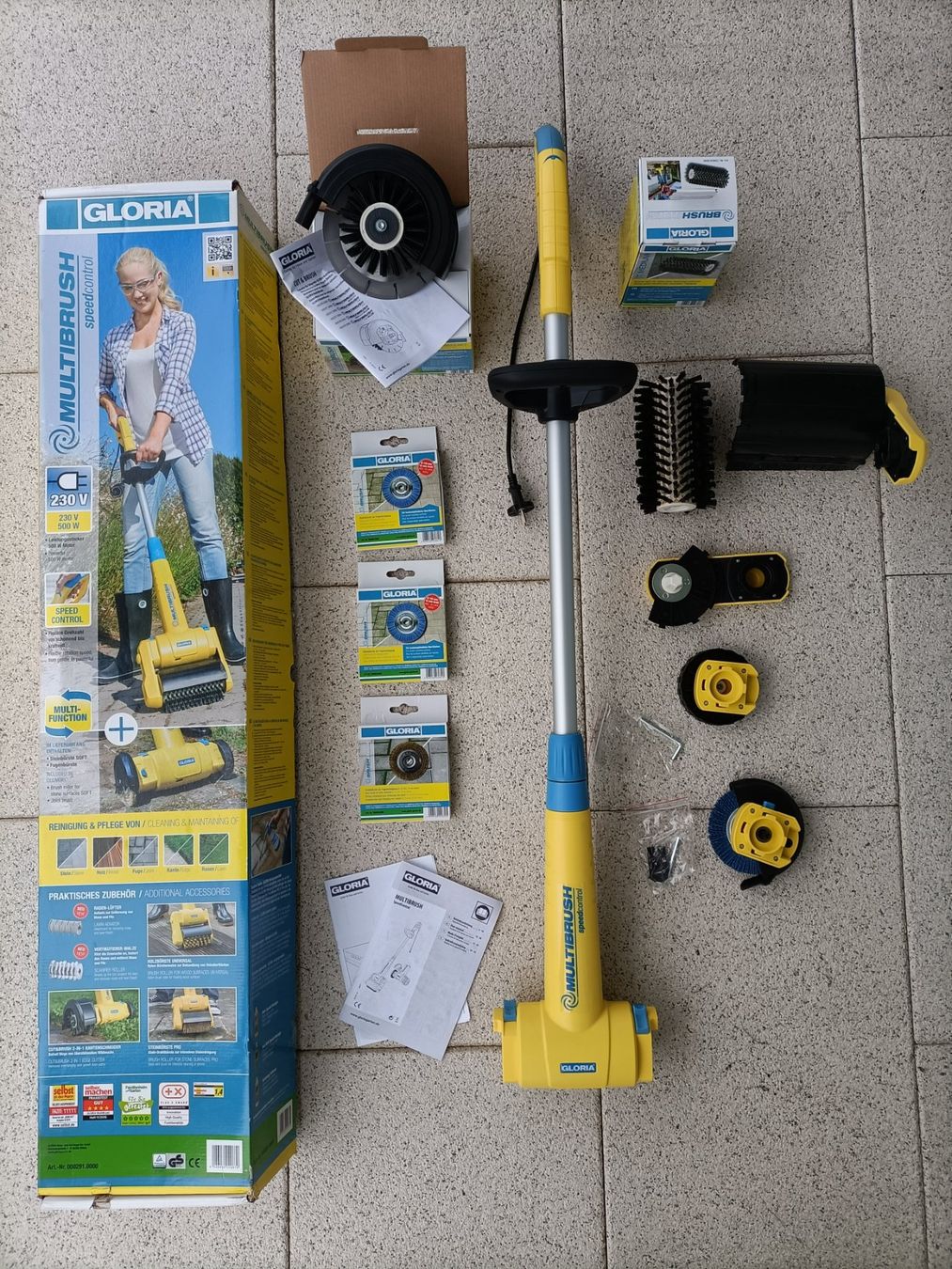 Sonstiges für Haushalt & Wohnen: GLORIA MultiBrush speedcontrol mit viel EXTRA-Zubehör – Neu (gemäss Beschreibung) aus Mellikon von