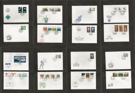 16 FDC Liechtenstein 1991 bis 1993