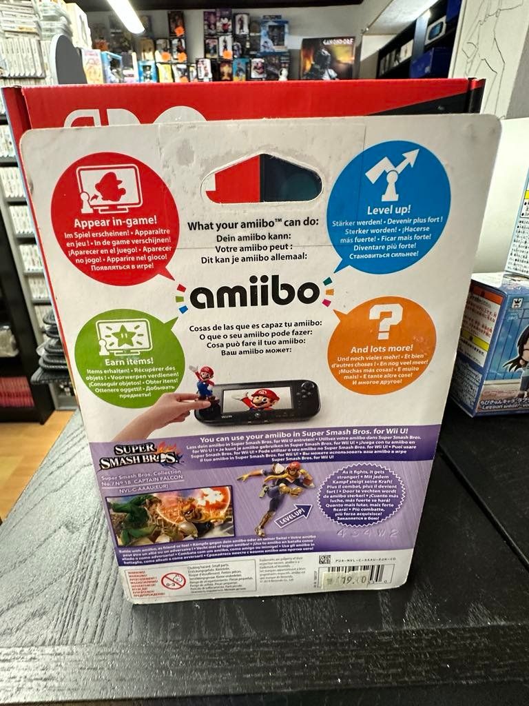 Nintendo Giochi: Nintendo Amiibo Captain Falcon Super Smash Bros – Nuovo e nell'imballaggio originale da Giubiasco venduto da Ticinerd 1