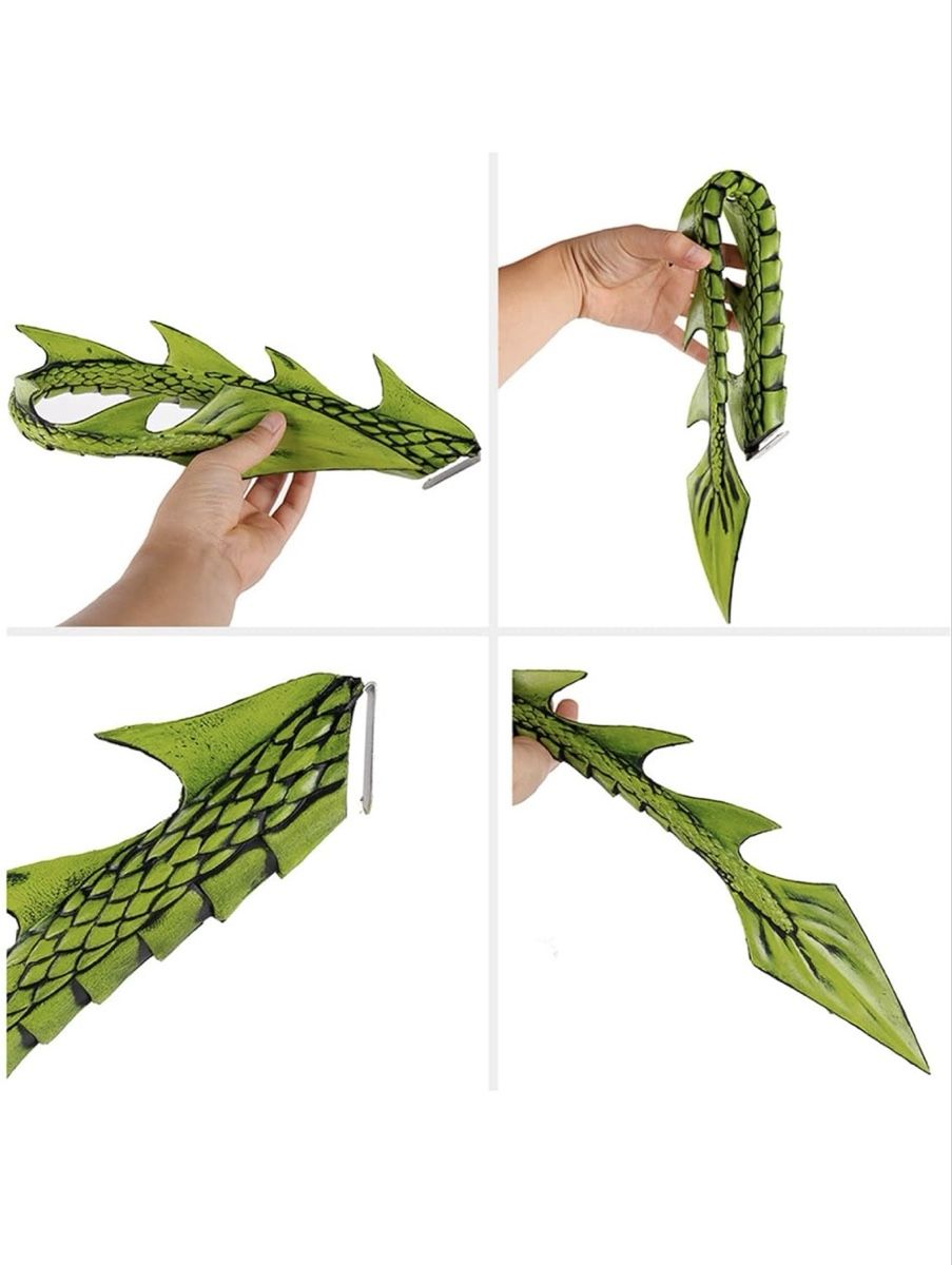 Costumi: Neues Drache-Set, Maske, Schwanz, Handschuhe – Nuovo (secondo la descrizione) da Birr venduto da savasdee 3