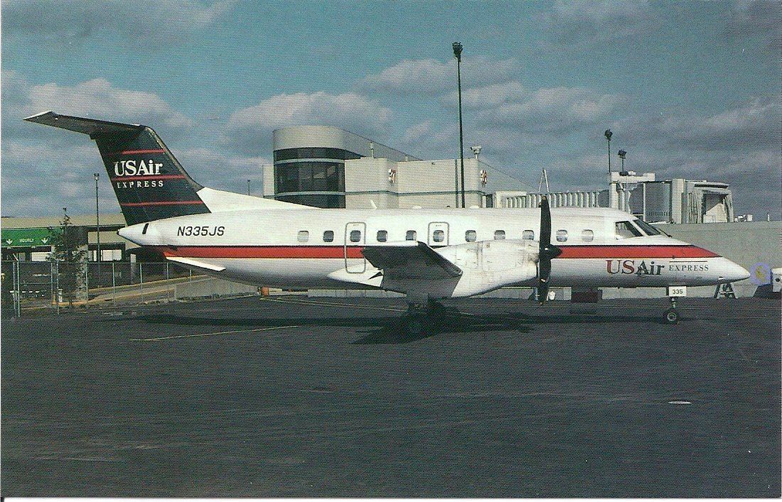 Cartoline postali: USAir Express Embraer 120RT Brasilia – Nuovo e nell'imballaggio originale da Thun venduto da Abigboss