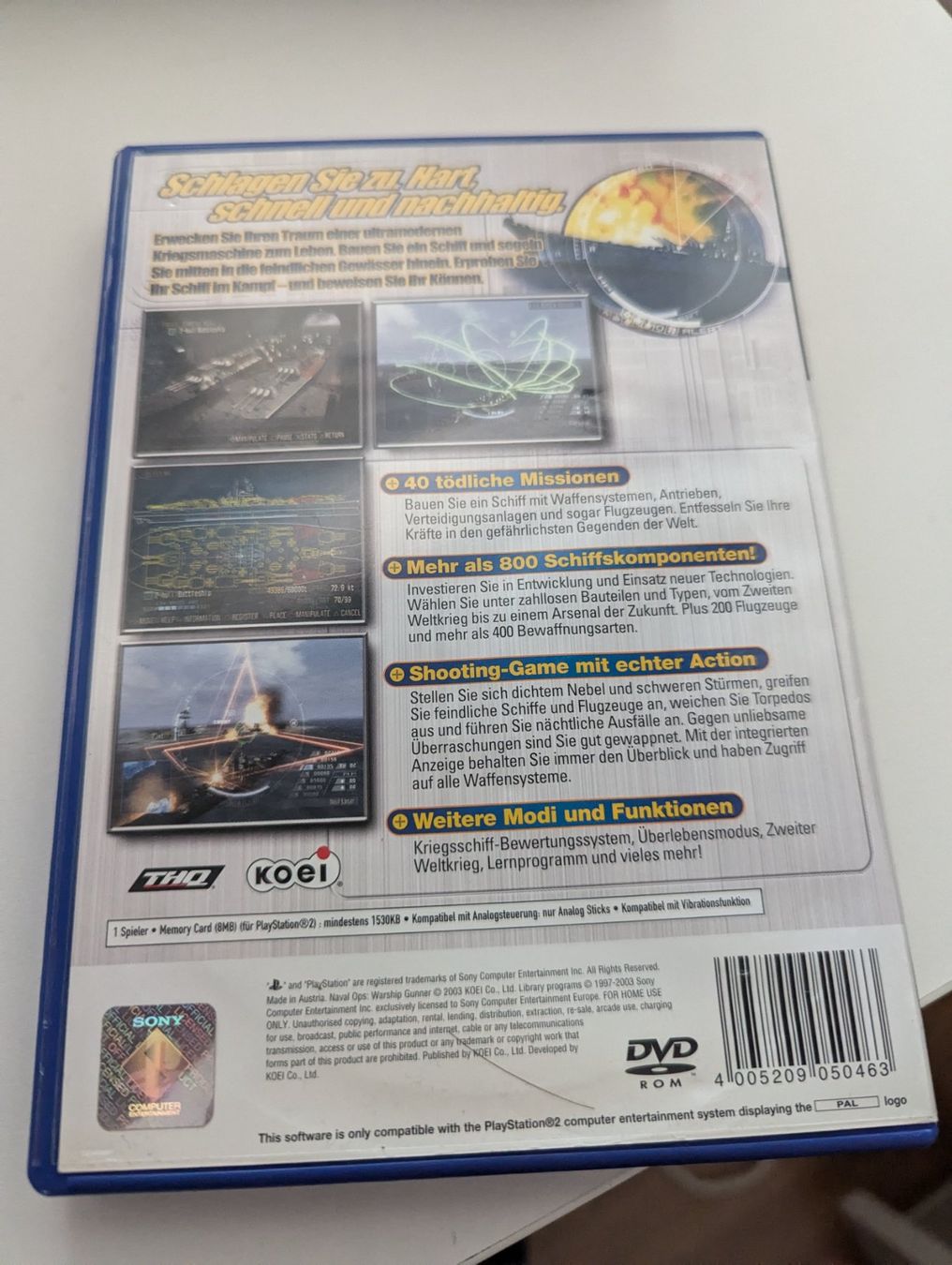 Spiele: Naval Ops : Warship Gunner - Playstation 2 PS2 Game – Gebraucht aus Hünenberg See von SpecialEditionGaming 2
