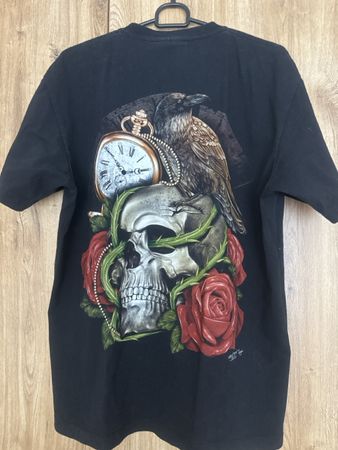 Rock Chang T-Shirt, Grösse L, Totenkopf - Top Zustand!