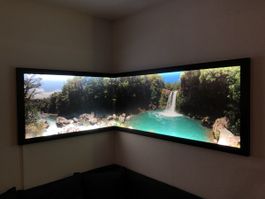 Herr der Ringe Tawhai-Falls (Gollum’s Pool) Panorama Bild