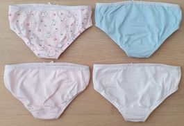 Culottes enfant lot de 4 taille 110/116 95% coton