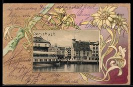 Rorschach, Partie am Hafen mit Edelweiss