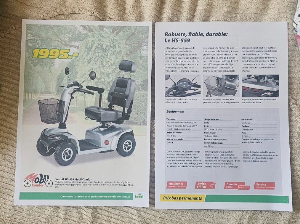 Veicoli elettrici: Mobil Comfort HS-559 – Usato da Etoy venduto da angi020 6