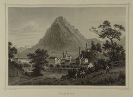 GLARUS, STAHLSTICH NACH ROHBOCK 1870