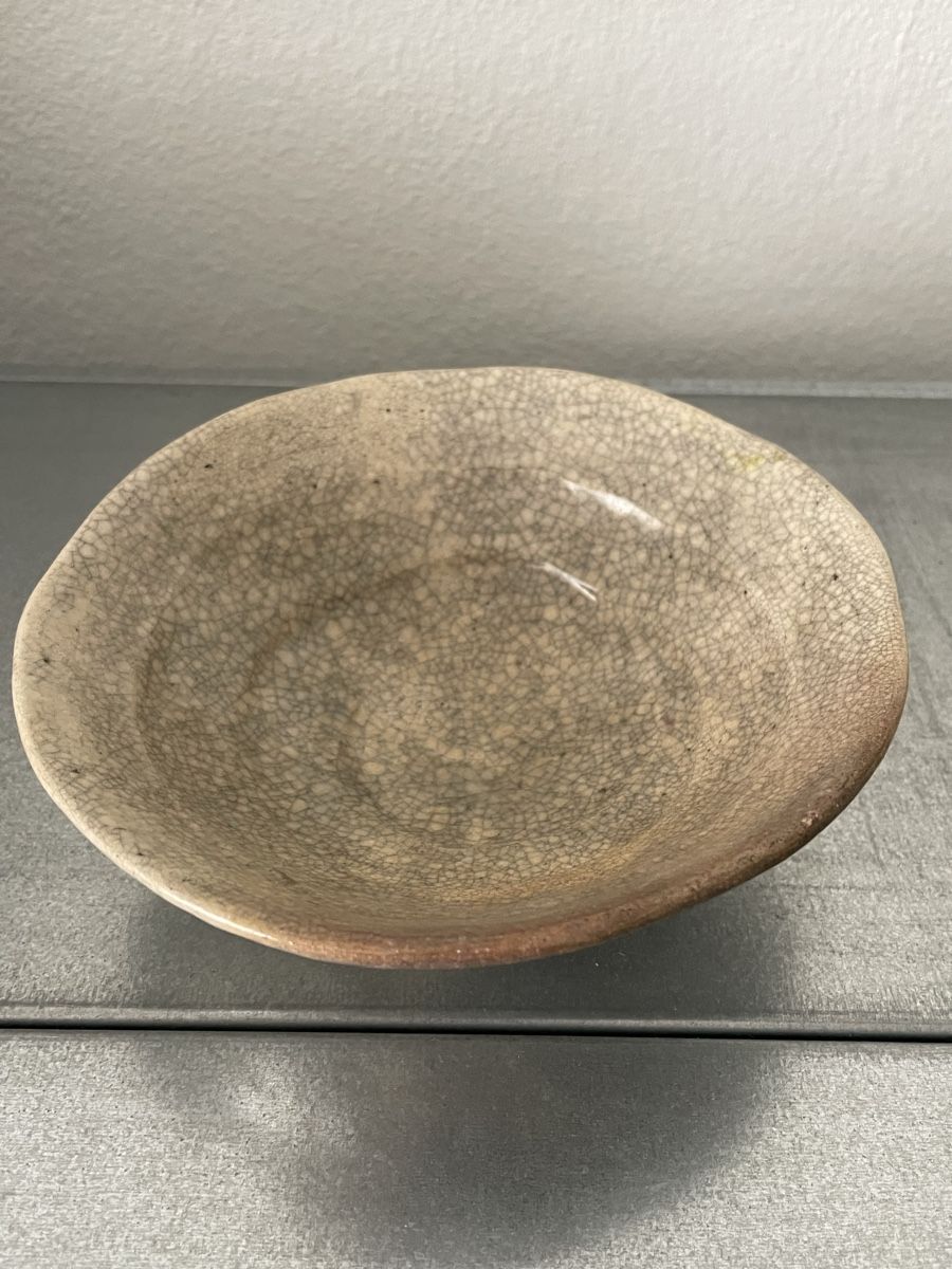 Ciotole: Old Rakuware Japanese chawan tea bowl – Usato da Basel venduto da Amechan. 2