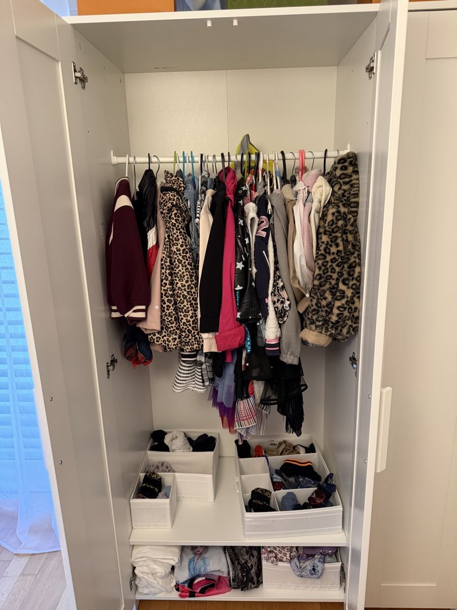 Ikea Armadi: Kinder Kleiderschrank weiss – Usato da Effretikon venduto da mige82 1