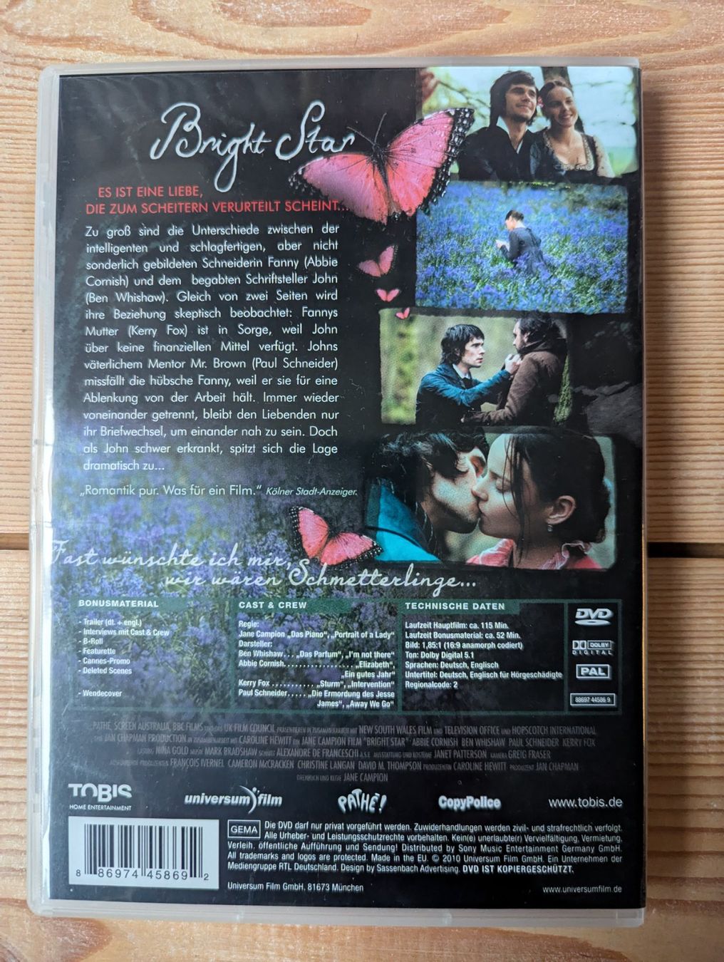 Tutti i DVDs: DVD Bright Star – Usato da Ganterschwil venduto da shlilan 1