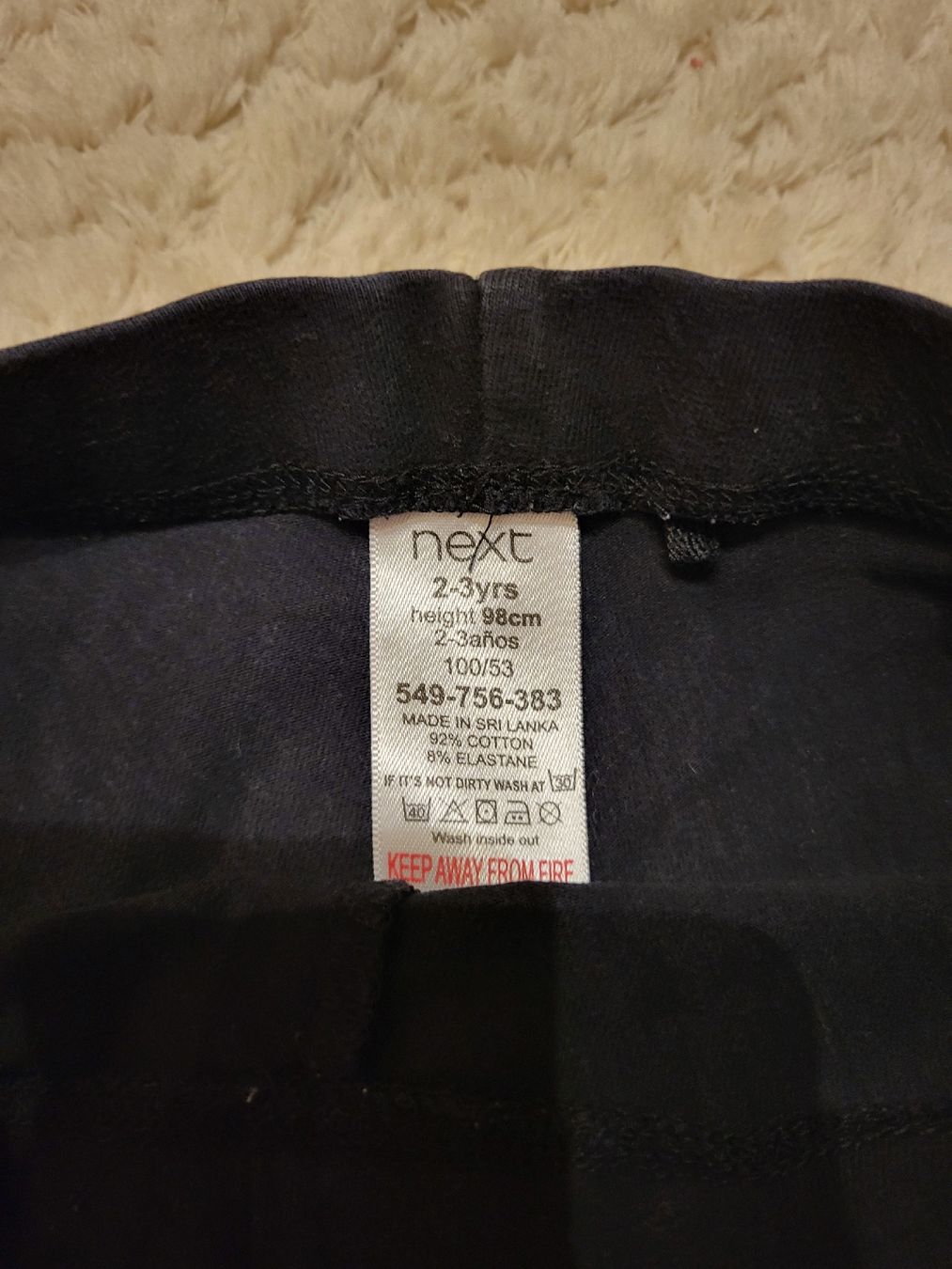 Next Strümpfe & Strumpfhosen: Next Leggings, Schwarz, Grösse 98 – Gebraucht aus Felben-Wellhausen von Brummbaer90 2