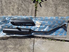 Neuer Auspuff für Piaggio Si Original Kat. CH 406100