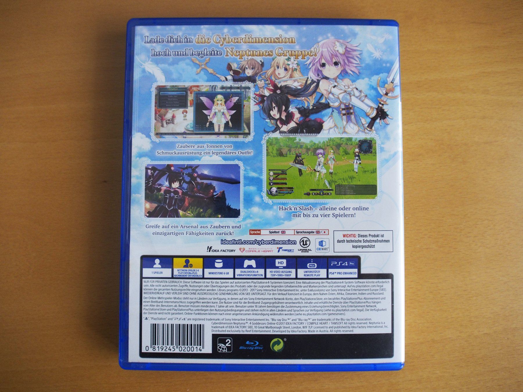 Spiele: Cyberdimension Neptunia 4 Goddesses Online - PS4 – Gebraucht aus Winistorf von raziel66 1