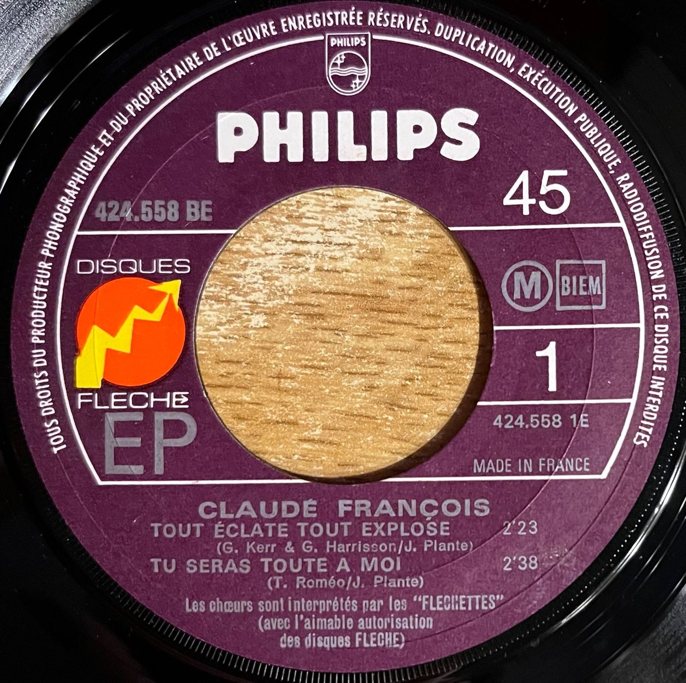 Schallplatten: CLAUDE FRANCOIS - TOUT ECLATE TOUT EXPLOSE – Gebraucht aus Bussigny von vinyl-pas-cher 2