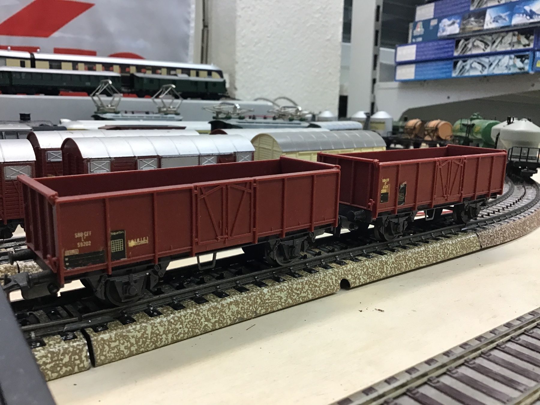 Buco Modellini di ferrovie: Buco H0 Güterwagenset – Usato da Männedorf venduto da Modellbau-wyss