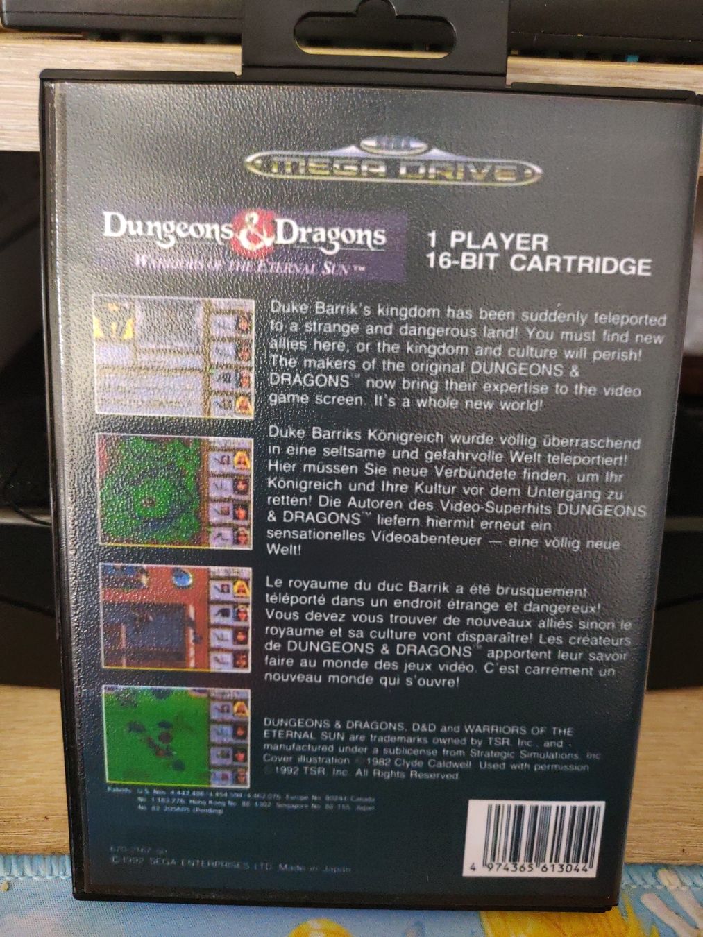 Sega Jeux: Jeu Sega Mega Drive Dungeons & Dragons Warriors  – D'occasion à Fribourg par PastGame 1