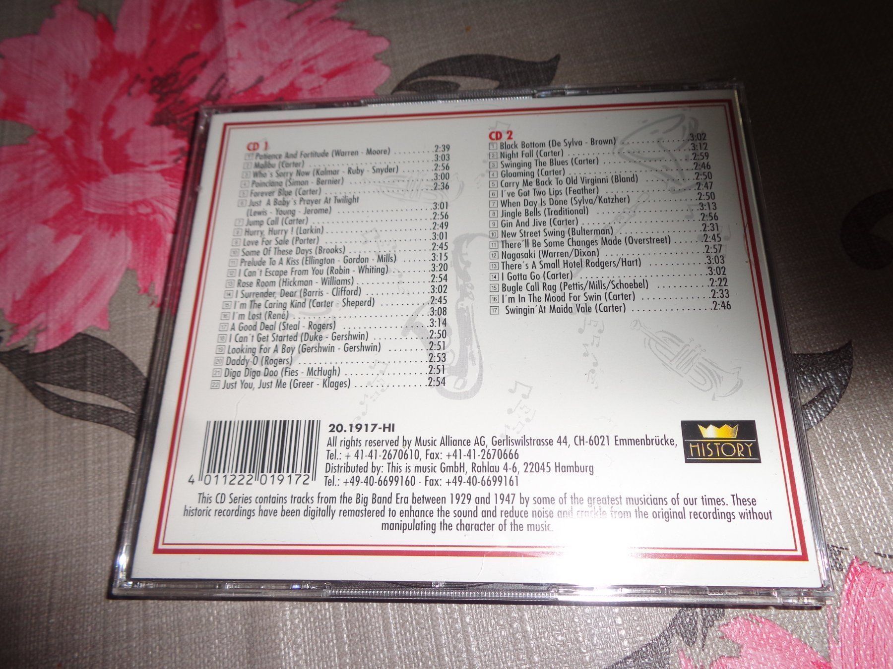 CD: Benny Carter - Swinging the Blues CD – Usato da Olten venduto da Disc-Ausverkauf 1