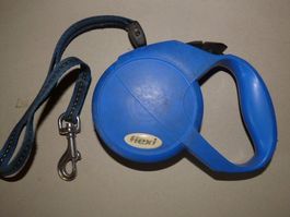 Flexi Roll-Leine Classic 2, blau