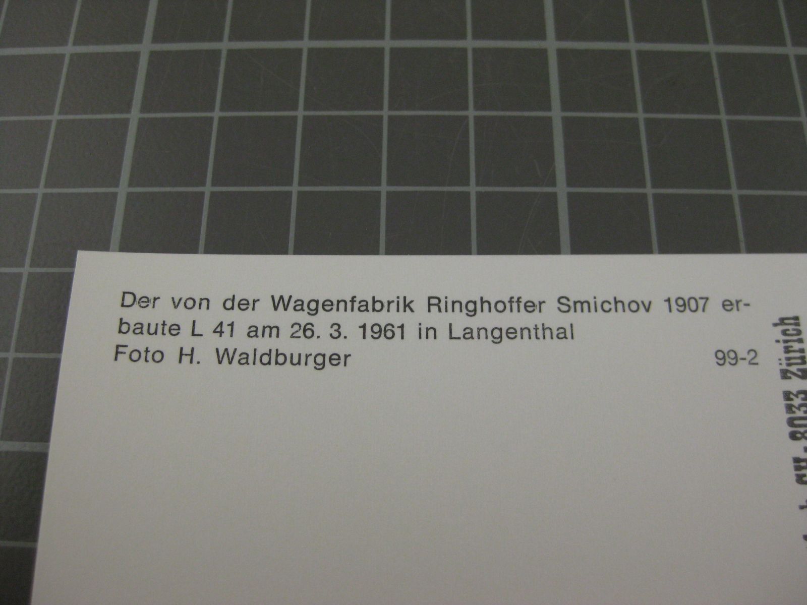 Cartoline postali: AK Langenthal mit Zug  – Nuovo (secondo la descrizione) da Malters venduto da Marosko 2